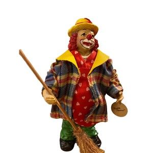 Possible Dreams Clown Broon Ornament Clothtique #625009